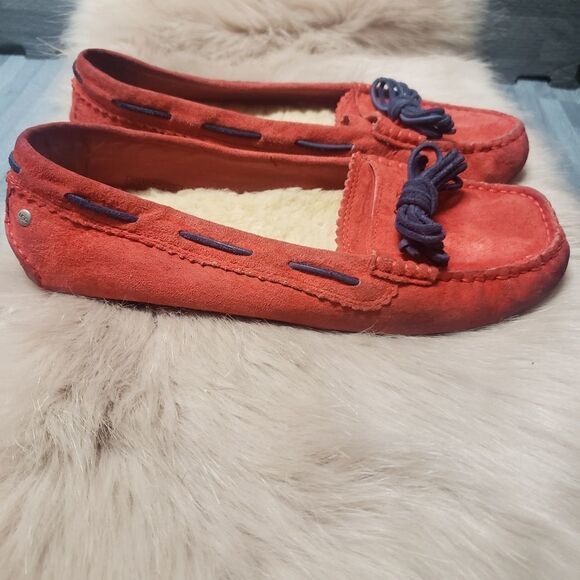UGG Women's Meena Red Suede women's Shoe